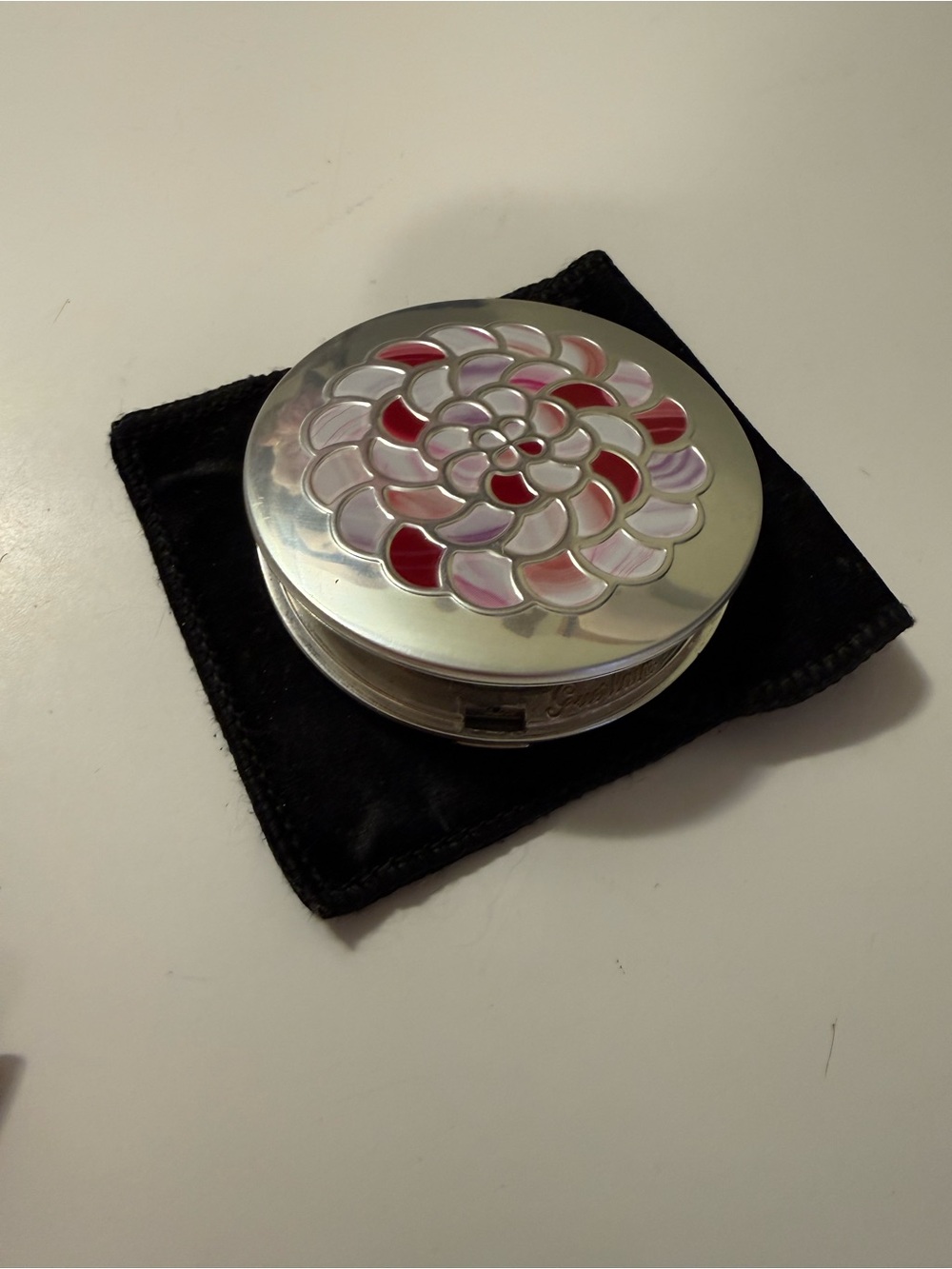 Eclat de Rose Guerlain Meteorites rare compact vintage